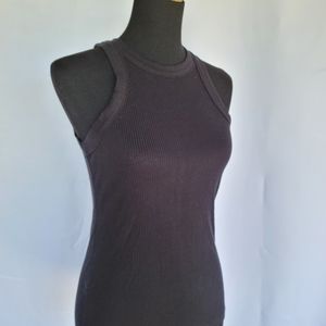 NWOT Wesley Ribbed Tank Black -XL